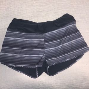 MPG Grey & White Workout Shorts